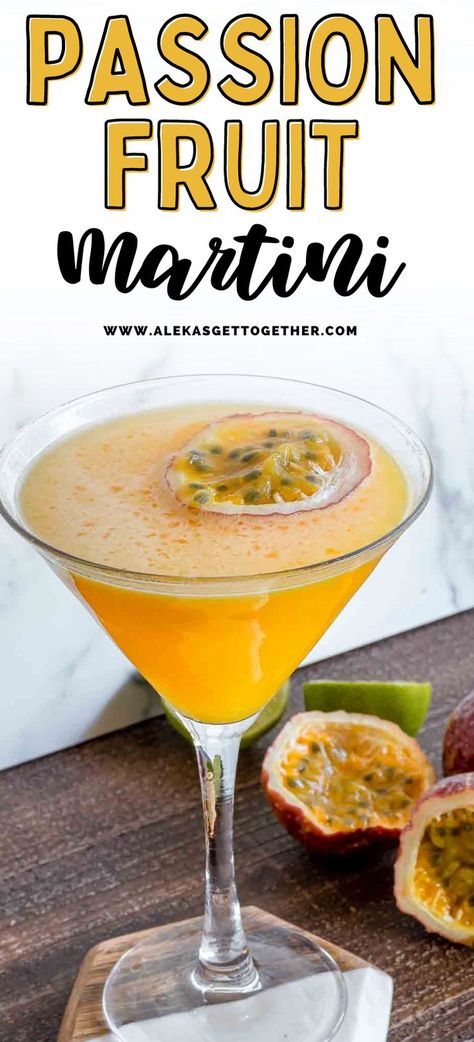 Passion Fruit Jello Shots, Passion Fruit Puree Recipes, Cocktails With Passion Fruit Juice, Passionfruit Vodka Cocktail, Passion Fruit Martini Recipe, Passion Fruit Vodka Cocktail, Passion Fruit Syrup Cocktails, Ciroc Passion Drink Recipes, Passion Fruit Cocktail Recipes