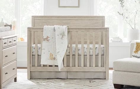 Winnie The Pooh Nursery Collection Now At Pottery Barn Pottery Barn Rory Nursery, Girly Winnie The Pooh Nursery, Pottery Barn Nursery Boy, Vintage Pooh Nursery, Winnie The Pooh Nursery Ideas, Pottery Barn Baby Nursery, Vintage Winnie The Pooh Nursery, Classic Pooh Nursery, Classic Winnie The Pooh Nursery