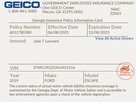 Car Insurance Templates Free Printable, Bill Of Sale Car, Geico Car Insurance, State Farm Insurance, Bike Photo, Card Templates Free, State Farm, Birth Certificate, Templates Printable Free