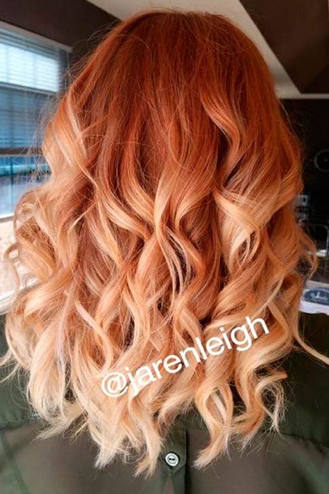 Check out our photo gallery featuring the trendiest balayage hair color ideas. Get inspiration for your next hair color experiment. Jahodová Blond, Cabelo Ombre Hair, Hair Color Red Ombre, Highlights Red, Balayage Straight, Red Ombre Hair, Red Blonde Hair, Ombre Hair Blonde, Red To Blonde