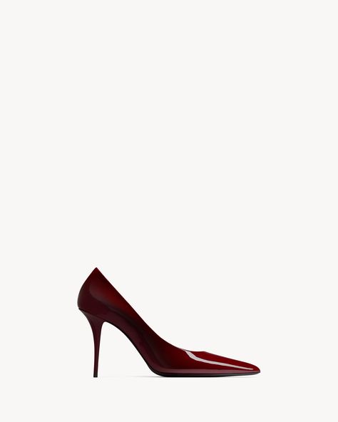 NORMA pumps in patent leather | Saint Laurent | YSL.com Ysl Pumps, Patent Leather, Saint Laurent, Online Store, Pumps, Leather, Clothes