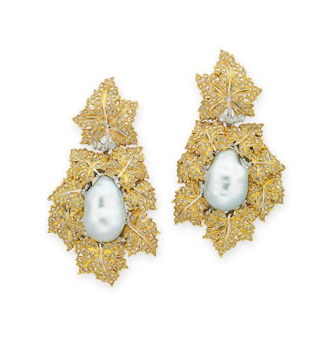 Buccellati Jewelry, Pearl Baroque, Haute Jewelry, Hair Styling Products, Diamond Fashion Jewelry, Pearl And Diamond Earrings, Jewelry Pearl, Styling Products, Jewelry Unique