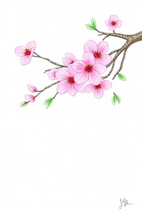 Check Out This Cherry Blossom Simple Drawing & 12+ Other Cherry Blossom Drawing Ideas! #drawinginspiration #drawing Cherry Blossom Outline Drawing, Cherry Blossom Outline, Tokyo Cherry Blossom, Blossom Drawing, Cherry Blossom Drawing, Iron Man Drawing, Branch Drawing, Cherry Blossom Petals, Conservation Art