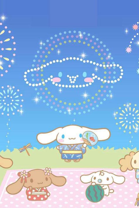 Cinnamonroll festival time! Cinnamoroll Image, Cinnamon Roll Wallpaper, Japan Fireworks, Cinnamoroll Wallpaper, Sanrio Danshi, Cinnamoroll Sanrio, Japan Summer, Baby Friends, Hello Kitty Characters