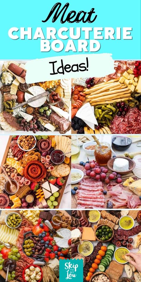 Meat Charcuterie Board Ideas, Cheese Charcuterie Board Ideas, Meat And Cheese Charcuterie Board, Meat Charcuterie Board, Meat Charcuterie, Meat Cheese Platters, Cocktail Hour Food, Charcuterie Display, Charcuterie Board Meats