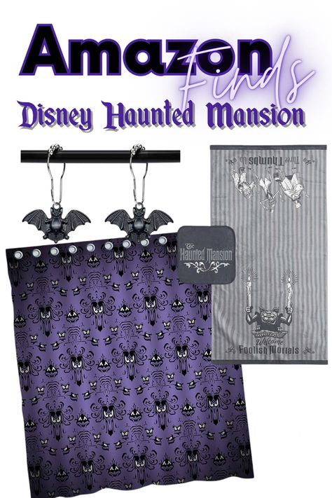 Disney Haunted Mansion must haves! Disney Haunted Mansion bathroom decor! Fun Disney Halloween Amazon must haves! #disney #disneyland #disneyworld #disneyhauntedmansion #disneyhalloween #affiliate #earnscommissions #amazonaffiliatelink Haunted Mansion Bathroom Decor, Disney Bathroom Ideas For Adults, Haunted Mansion Bathroom, Mansion Bathroom, Haunted Mansion Decor, Mansion Decor, Disney Bathroom, Halloween Bedroom Decor, Halloween Bedroom