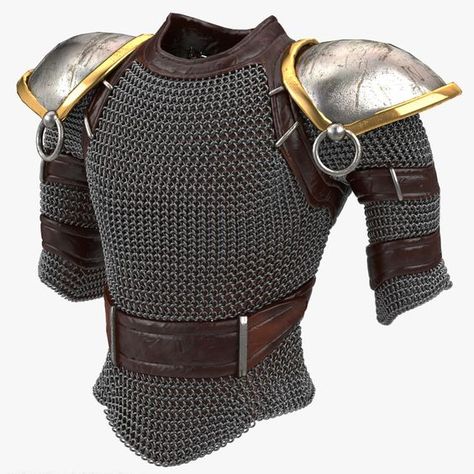 Armor Armour Ideas, Chainmail Armor, Armadura Cosplay, Armor Clothing, Cosplay Armor, Armadura Medieval, Leather Armor, Knight Armor, Arm Armor