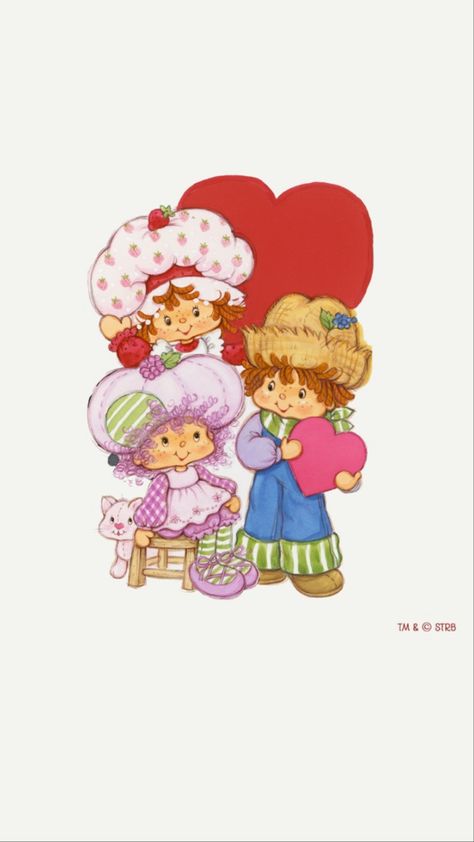 Strawberry Shortcake Valentines, Strawberry Shortcake Pictures, Strawberry Wallpaper, Berry Shortcake, Strawberry Shortcake Cartoon, Cartoons 80s 90s, Short Cake, Strawberry Art, Strawberry Shortcake Characters