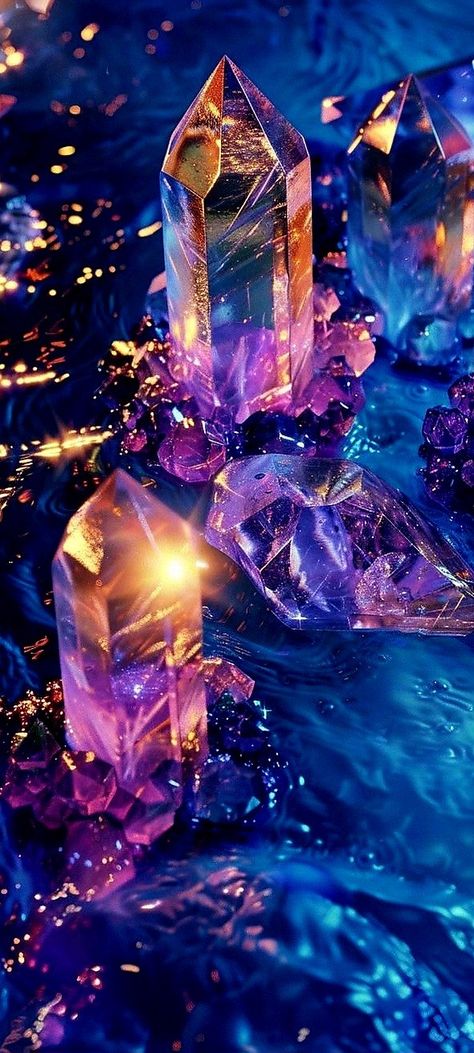 Aesthetic Crystal Pictures, Gemstone Aesthetic, Crystals Wallpaper, Crystal Powers, Crystal Wallpaper, Pretty Crystals, Crystal Background, Attractive Wallpapers, Flower Background Wallpaper