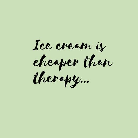 Ice Cream Therapy Quotes, Ice Cream Quotes Sayings, Cute Ice Cream Quotes, Cream Quotes, Ice Cream Quotes, Girlfriends Photoshoot, Ice Cream Business, Food Post, Ice Stone