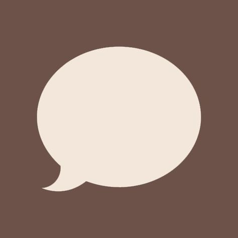 message icon apart of brown icon collection Brown App Icons Messages, Fall Messages Icon, Messages Brown Icon, Message Icon Aesthetic, Text Message Icon, Messages App Icon, Shell Aesthetic, Ios Inspiration, Widget Smith