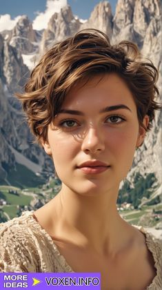 Short Blonde Haircuts Round Face, Pixie Bob For Round Face, Wavy Pixie Haircut, Short Haircuts For Round Faces, Pixie Cut Round Face, Bobs For Round Faces, Haircuts For Round Faces, Edgy Short Haircuts, Short Wavy Haircuts