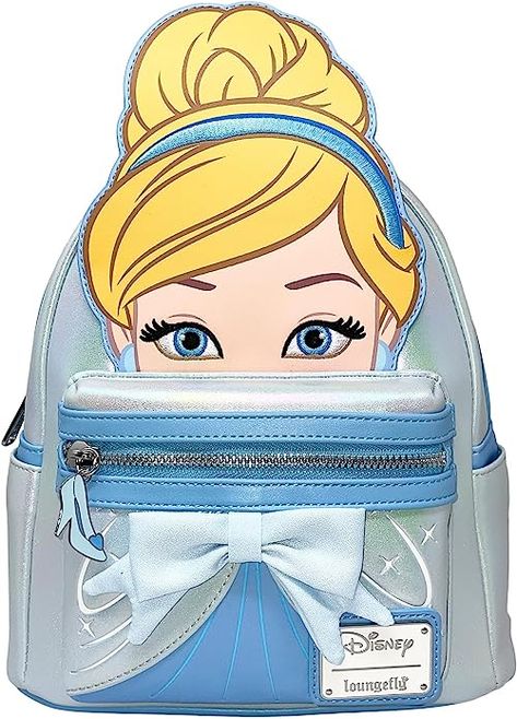 Cinderella Design, Loungefly Collection, Lounge Fly, Disney Princess Backpack, Loungefly Purse, Disney Bags Backpacks, Cinderella Cosplay, Loungefly Backpack, Disney Princess Cinderella