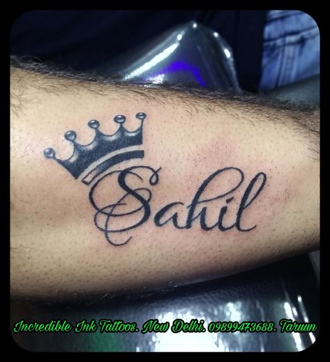 #Sahil #crowntattoo #Name #Tattoo Sahil Name Tattoo  #Call #Whatsapp #09899473688 Sohail Name Wallpaper, Sahil Name Tattoo, Sahil Name Dp, Eid Poetry, Facebook Cover Photos Love, Friend Song, Dragon Ball Wallpaper Iphone, Heart Tattoos, Blurred Background Photography