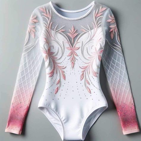 Beautiful shiny Gymnastics Leotard for competition Cute Gymnastics Outfits, Competition Leotards Gymnastics, Cute Gymnastics Leotards, Gymnast Outfits, Dance Leotards Unique, Gymnastic Leotard Pattern, Gymnastic Outfits, Gymnastic Costume, Gymnastic Clothes