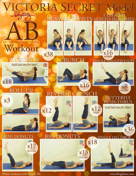 Victoria Secret Model Ab Workout Printable – Blogilates Victoria Secret Abs, Side Ab Workout, Beginner Pilates, Best Abdominal Exercises, 6 Pack Abs Workout, Victoria Secret Workout, Effective Ab Workouts, Crunches Workout, Six Pack Abs Workout