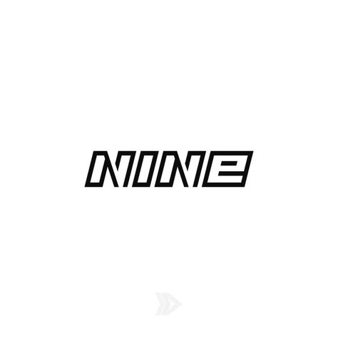 Nine — — — — — — — — — #nine #number #logo #logos #brand #branding #icon #dribbble #typography #9 #art #design #inkscape #ID09 9 Number Logo, Nine Logo Design, 99 Logo Design, Branding Icon, Korea Logo, N Logo Design, Numbers Typography, Typography Logo Inspiration, Number Logo