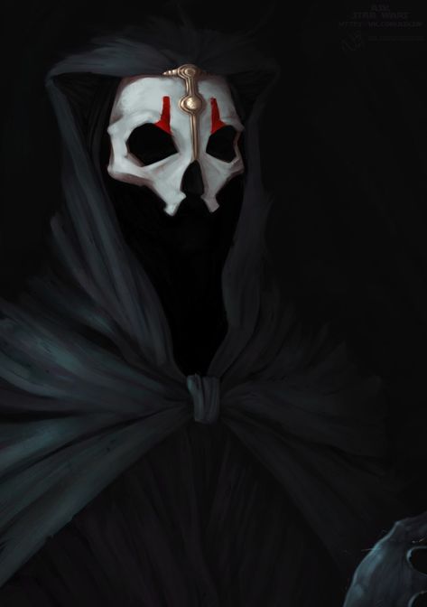 KoTOR (Star Wars) Darth Nihilus Star Wars Darth Nihilus, Darth Nihilus, Star Wars Darth, Art Characters, Star Wars Art, Star Wars, Mask, Red, Black