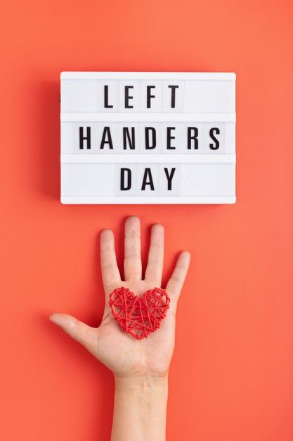 Light box with text left handers day and... | Premium Photo #Freepik #photo #poster #calendar #people #hand Left Handers Day, International Left Handers Day, Photo Light Box, Poster Calendar, Photo Light, Crazy Things, Photo Poster, Orange Background, Photo Lighting