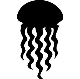 Animal Silhouettes | Page 15 Jellyfish Svg Free, Jellyfish Silhouette, Jellyfish Party, Jellyfish Svg, Biology Humor, Fish Silhouette, Clip Art Free, Silhouette Clip Art, Ocean Crafts