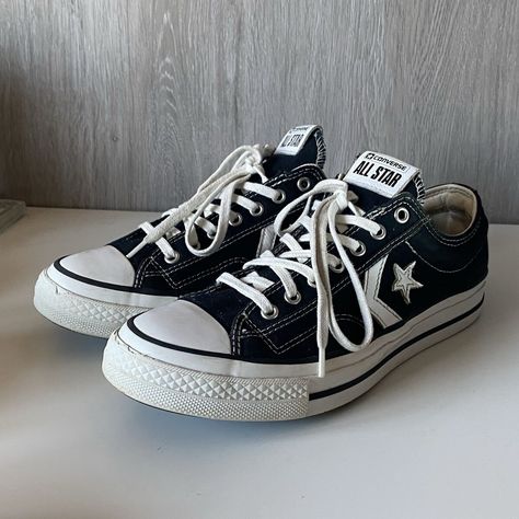 New! Converse All Star Star Player  76 Shoes / Trainers Size UK 8 / Black & White  was just added to eBay. Check it out! #eBay #eBaySeller New Converse, Trainers Black, Converse All Star, Shoes Trainers, Converse Shoes, Mens Trainers, All Star, Converse, Black White