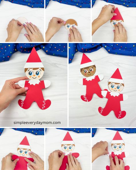 ❤️ Elf On The Shelf Gingerbread... - Fun Crafts For Kids Elf On The Shelf Gingerbread, Gingerbread Disguise, Disguise A Gingerbread Man, Gingerbread Man Crafts, Girl Elf, Elf Ideas, Holiday Market, Fun Crafts For Kids, Toddler Crafts