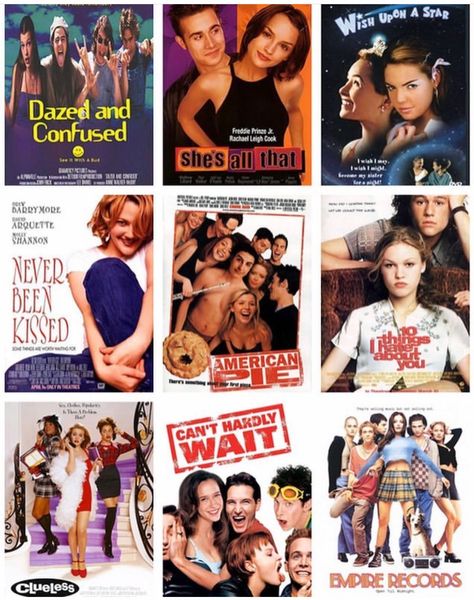 Movies For Teenage Girls, Must Watch Movies List, Teen Romance Movies, 90s Teen Movies, Teenage Movie, Best Movies List, American Honey, 90s Teen, Teens Movies