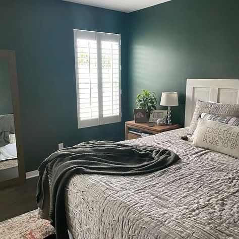 Dard hunter green bedroom Popular Green Sherwin Williams, Dard Hunter Green Sherwin Williams, Dard Hunter Green, Hunter Green Bedroom, Hunter Green Bedrooms, Green Sherwin Williams, Green Boys Room, Sherwin Williams Green, Hunter Green Color