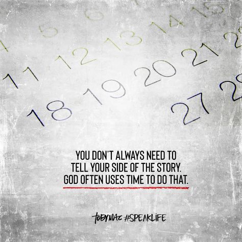 TobyMac Your Side Of The Story, Christianity Quotes, Tobymac Speak Life, 28th October, Speak Life, Prayer Warrior, Faith Over Fear, Christian Quotes Inspirational, Jesus Quotes