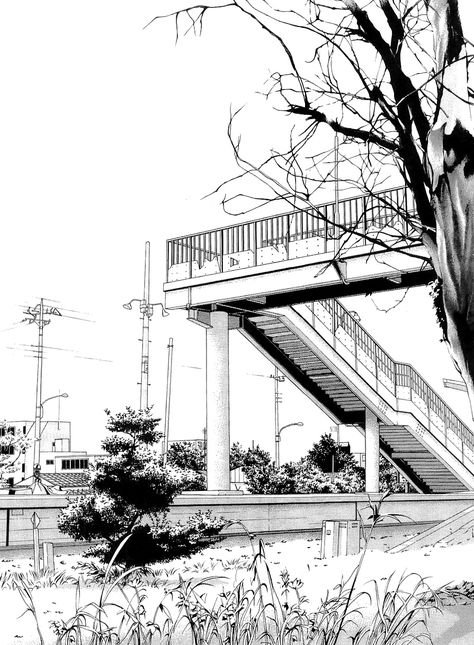 Cityscape Background, Cityscape Drawing, City Sketch, Arte 8 Bits, Manga Drawing Tutorials, City Drawing, Perspective Art, Background Drawing, Black And White Drawing