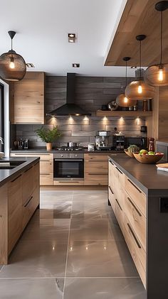 Short Kitchen Ideas, Small Elegant Kitchen Ideas, Modern Rustic Farmhouse Kitchen Backsplash, Modern Minimalist Kitchen Ideas, Kitchen Ideas Light, Earthy Modern Kitchen, Warm Modern Kitchen Design, Rustic Contemporary Kitchen, Modern Cabin Kitchen