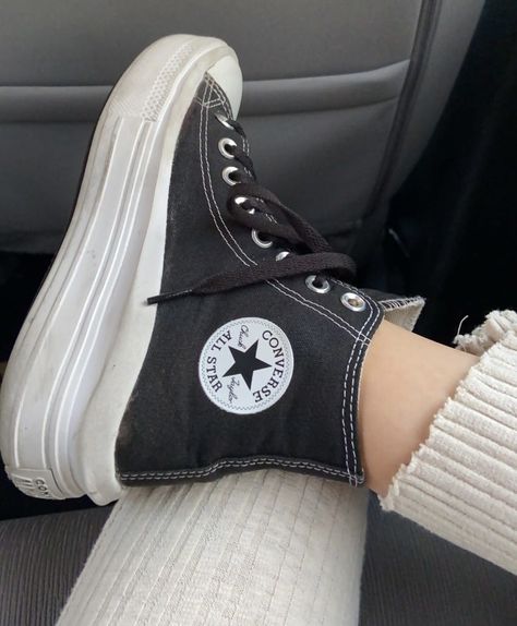 Converse All Star Move Platform, Converse Move High Top, Converse All Star Move Platform Outfit, Converse Move Outfit, Converse Move Platform Outfit, Converse Shoes Platform, Converse Move Platform, Converse All Star Move, Converse Move