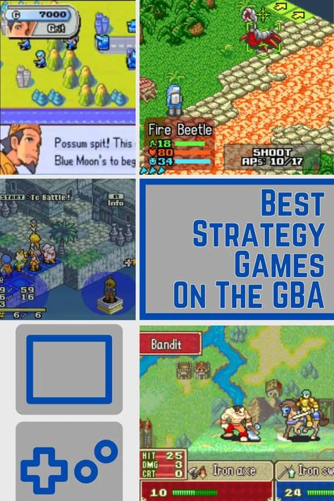 I remember a time when the Game Boy Advance was the most dominant console on the market, even more popular than the home consoles. The Nintendo DS may be Nintendo's best-selling handheld, but the GBA laid the foundation for that generation while giving us some of the best gaming gems. . #strategygame #rts #realtimestrategy #nintendo #gameboyadvance #gba #retrogaming #retrogames #videogames #games #gamer #gaming Games Suggestions, Retro Games, Strategy Games, Game Boy, Nintendo Ds, 8 Bit, Game Boy Advance, Nintendo Games, Retro Gaming