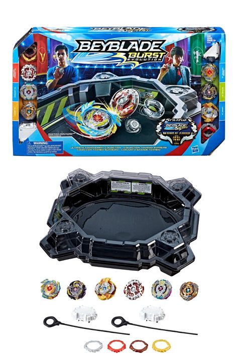 Beyblade Burst Evolution Ultimate Tournament Collection Tops and Beystadium #giftideas #christmas #birthday #gifts #target #ad Beyblade Burst Toys, Beyblade Birthday Party, Dbz Super Saiyan, Beyblade Burst Evolution, Papercraft Pokemon, Beyblade Birthday, Kiba And Akamaru, Power Ranger Birthday Party, Beyblade Toys