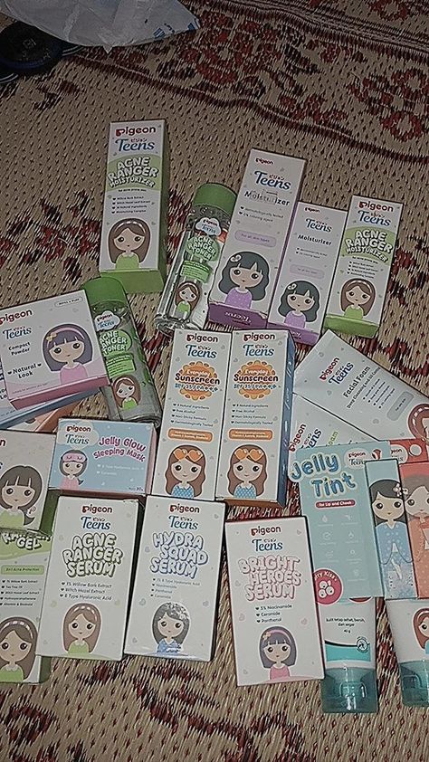 Pap Makeup, Pigeon Skincare, Pigeon Teens, Penyimpanan Makeup, Teen Skincare, Paper Box, Galaxy Wallpaper, Pigeon, Paper Dolls