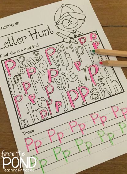 Letter P Worksheets, Letter Hunt, Kindergarten Letters, Learn The Alphabet, Kindergarten Ela, Alfabet Letters, Preschool Literacy, Preschool Letters, Letter Activities