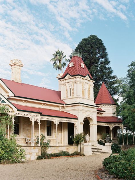 North Bundaleer Homestead, Clare Valley,South Australia, ++ Queenslander Renovation, Red Roof House, Clare Valley, Vanessa Jackman, Adelaide South Australia, Tower House, About A Girl, Australian Homes, Island Home