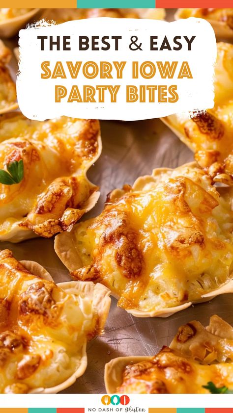 Looking for an easy, crowd-pleasing appetizer? These Savory Iowa Party Bites are packed with a cheesy filling of mozzarella, cream cheese, corn, and green chiles, all baked into crispy tortilla scoops. Perfect for any gathering, they’re quick to make and guaranteed to be a hit. Try them at your next party and watch them disappear! Save this pin for later! Corn Appetizers For Party, Crowd Favorite Appetizers, Iowa Party Bites Recipe, Tortilla Scoop Appetizer, Appetizers With Mozzarella Cheese, Iowa Party Bites 12 Tomatoes, Easy Gameday Food, Iowa Party Bites, Corn Appetizer Recipes