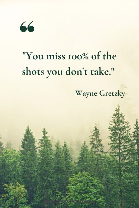 Beautiful Quote by Wayne Gretzky about Taking Action Quotes About Taking Opportunities, Taking Opportunities Quotes, Opportunity Quotes Motivation, Opportunity Quotes, Wayne Gretzky, Taking Action, Beautiful Quote, One Shot, Hold You