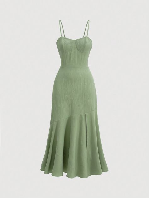 Light green hoco dress