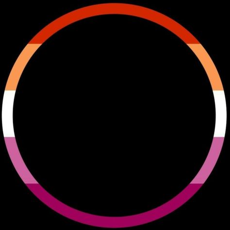 Lesbian Circle Border Pfp, Sunset Lesbian Flag, Lesbian Flag Pfp, Flag Frame, Pride Pfp, Pride Lesbian, Circle Borders, Picture Editing Apps, Lgbtq Funny