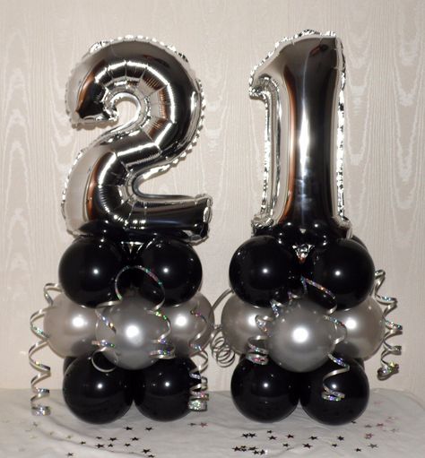 60th Birthday Ideas For Dad, 60th Birthday Ideas, 60th Birthday Ideas For Mom, 60th Birthday Balloons, 21st Birthday Ideas, 60th Birthday Party Decorations, 60th Birthday Decorations, Foil Number Balloons, Balloon Display