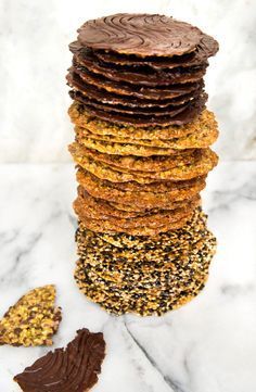 Lace Cookies Recipe, Florentine Cookies, Florentines Recipe, Resepi Biskut, Easy To Bake, Lace Cookies, Greek Sweets, حلويات صحية, Cookies Ingredients