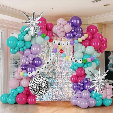 How to Throw a Taylor Swift Party Blue Balloon Garland, Photo Backdrop Birthday, Princess Birthday Decorations, Taylor Swift Birthday Party Ideas, 5th Birthday Party Ideas, Backdrop Birthday, Taylor Swift Party, Taylor Swift Birthday, Blue Balloon