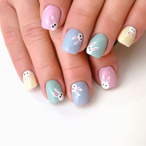 Easter 2024 is all about pastel perfection, and these nail ideas are the embodiment of spring chic. Featuring easy designs for both acrylic lovers and natural nail enthusiasts, our collection includes cute bunnies and simple patterns that scream Easter. Don't miss out on these delightful nail inspirations – pin now for a stylish season ahead! Nail Art Designs Pastel, Pastel Easter Nails, Easter Bunny Nails, Cute Easter Nails, Easter Nail Ideas, Nail 2024, Easter Nail, Bunny Nails, Easter Nail Designs