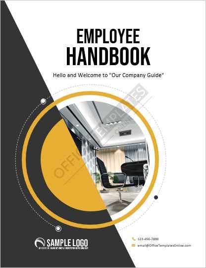 Awesome Employee Handbook Template Handbook Design, Employee Handbook Template, Employee Handbook, New Jobs, Communication Tools, Easy Jobs, Never Stop Learning, New Place, Cover Page