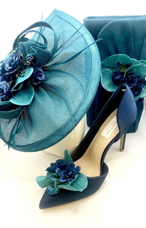 Stunning Orchid and Gemstone Lake Blue Turquoise Teal Green Bridal Wedding Shoes in a Soft Satin Finish Beautiful lake blue turquoise teal green gemstones with rose petals and orchids Very Elegant Perfect Wedding Day Shoe High for Elegance Sizes: UK 3-8 (EU 36-42) Co-ordinates with our - Stunning Turquoise Teal Lake Blue Orchid Mixed Flower Embellished Bridal Wedding Clutch Bag with Gold Chain and Stunning Lake Blue Turquoise Teal Green Wedding Fascinator Hat Royal Blue Shoes Outfit, Teal Green Wedding, Peacock Colours, Fascinator Hats Wedding, Brides Mom, Clutch Bag Wedding, Bridal Wedding Shoes, Peacock Color, Church Events