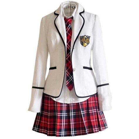 Nuotuo Women's High school British style uniforms Japanese class... ($16) ❤ liked on Polyvore Japanese High School Uniform, Dresses Cosplay, British School Uniform, School Uniform Dress, School Uniform Shoes, High School Uniform, Rare Clothing, British School, School Uniform Fashion