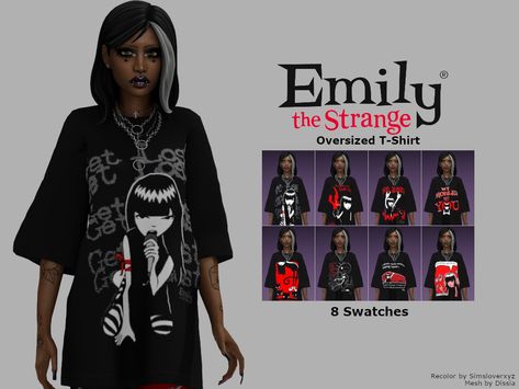 Sims 4 Custom Content by LonelyGravesCC also known as Simsloverxyz Sims 4 Anime Shirt, Anime Shirts Sims 4 Cc, Sims 4 Emo Cc Clothing, Sims 4 Cc Goth Pants, Sims Cc Emo Clothes, Sims 4 Cc Emo Clothes Maxis Match, Alt Clothes Sims 4 Cc, Sims 4 Cc Dark Clothes, Sims 4 Mods Shirts