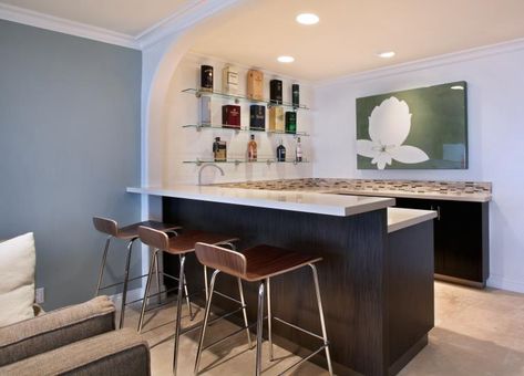 home small wine bar counter solid surface counter top plywood with wood veneer cabinet Counter Top Bar Ideas, L Shape Bar Counter, Small Wine Bar, Bar Counter Design Home, L Shape Bar, Bar Counter Top, Small Bars For Home, Home Bar Counter, Bar Countertops